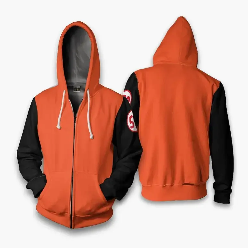 أنيمي لعبة دراغون بول هوديس كاكاروتو مقنعين سون جوكو تأثيري الملابس سون جوهان الطباعة سترة سستة البلوز الشارع الشهير معطف