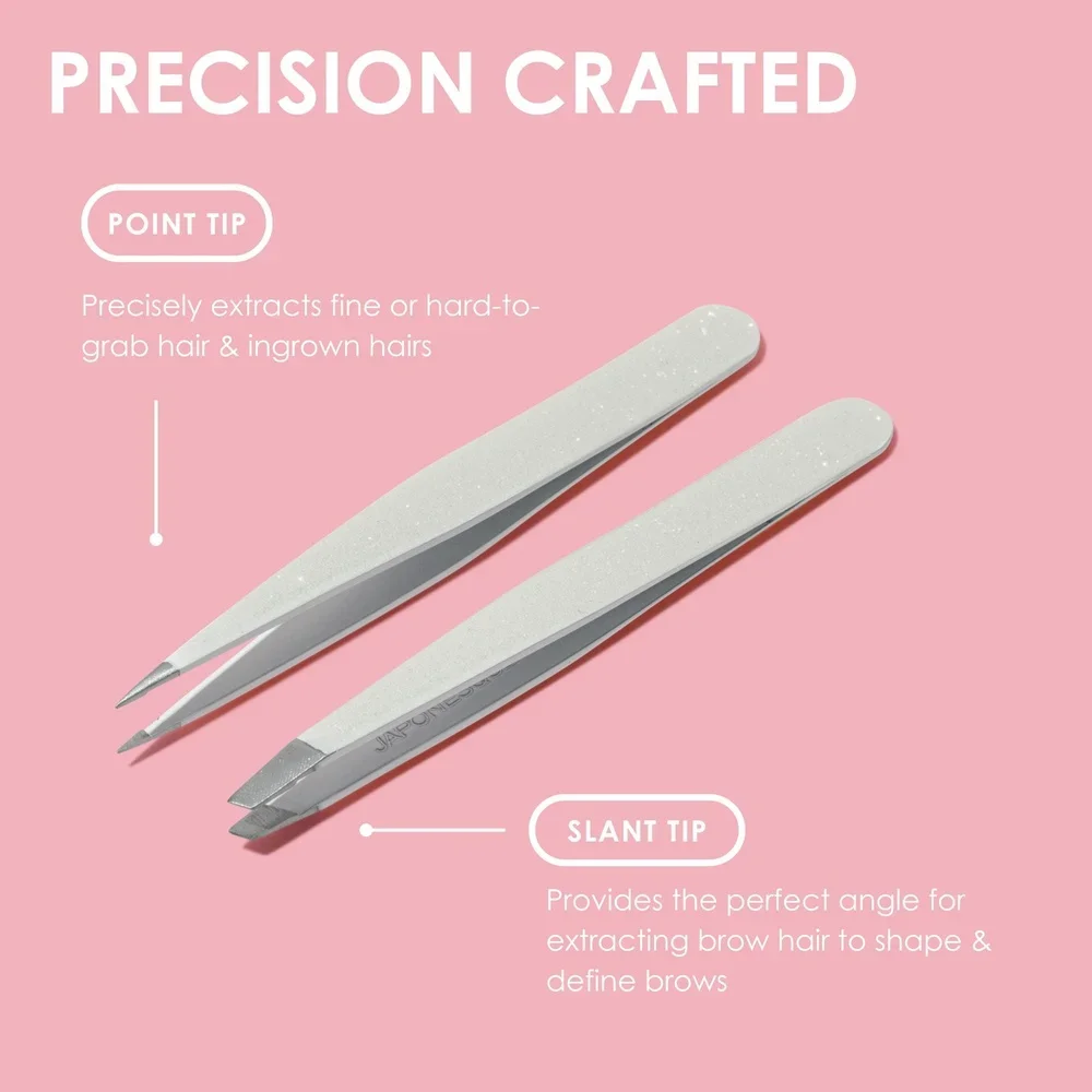 الدقة مائل وأشار الملقط الفولاذ المقاوم للصدأ إزالة الشعر الحاجب تشكيل أداة الطبيعية لامع دائم الجمال أداة