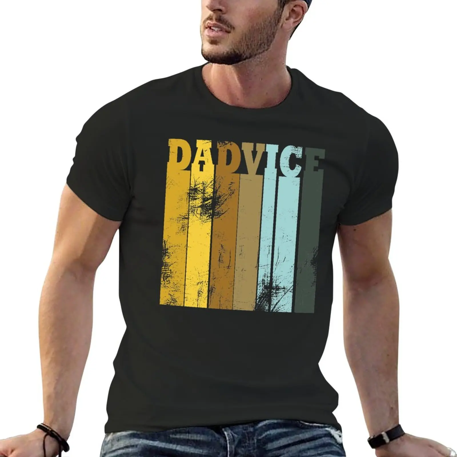 

New Dadvice / Dad + Advice - Funny Fathers Day Gift Idea T-Shirt sweat shirts oversized t shirts heavyweight t shirts for men