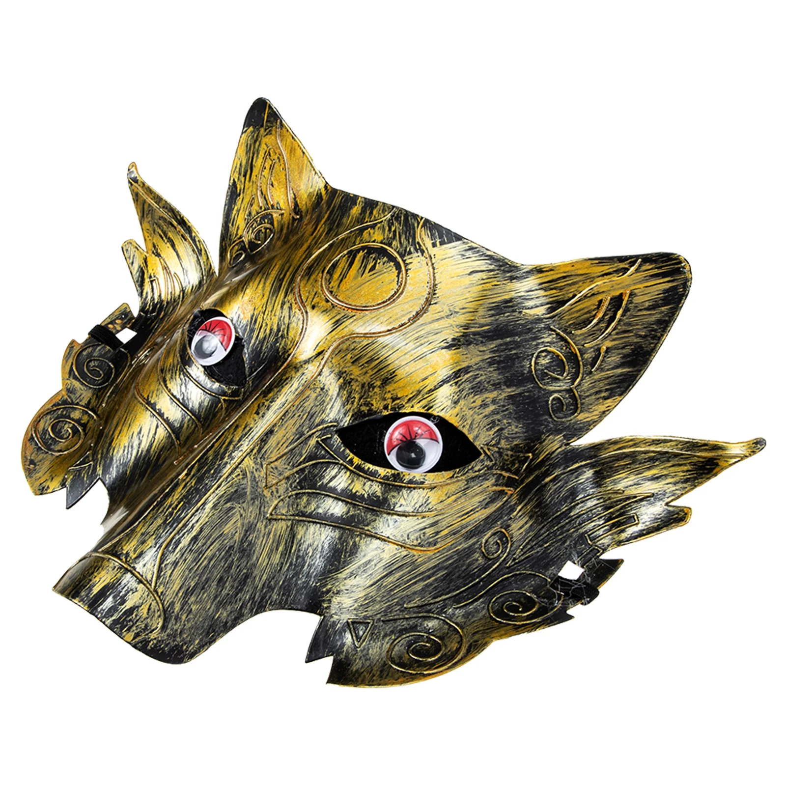 

2pcs Halloween Animal Wolf Design Horror Style Party Cosplay Prop Decorative For Carnival Masquerade Festival Costume Accessory