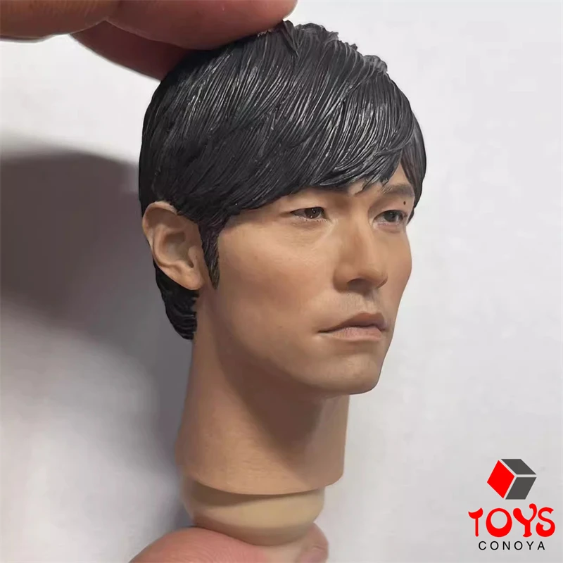 Sculpture de tête en PVC de chanteur asiatique Jay Chou, échelle 1/6, modèle adapté aux poupées de corps de soldat masculin de 12 pouces
