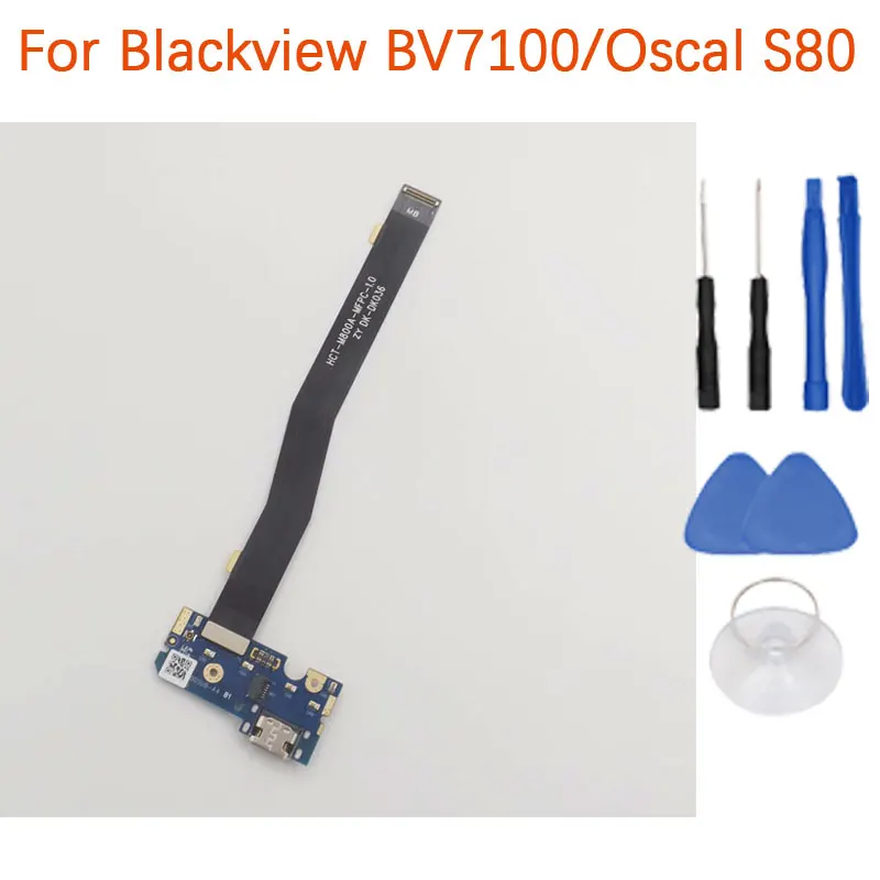 

Новая оригинальная USB-плата Blackview BV7100 Oscal S80, плата зарядного порта с основным FPC для смартфона Blackview BV7100