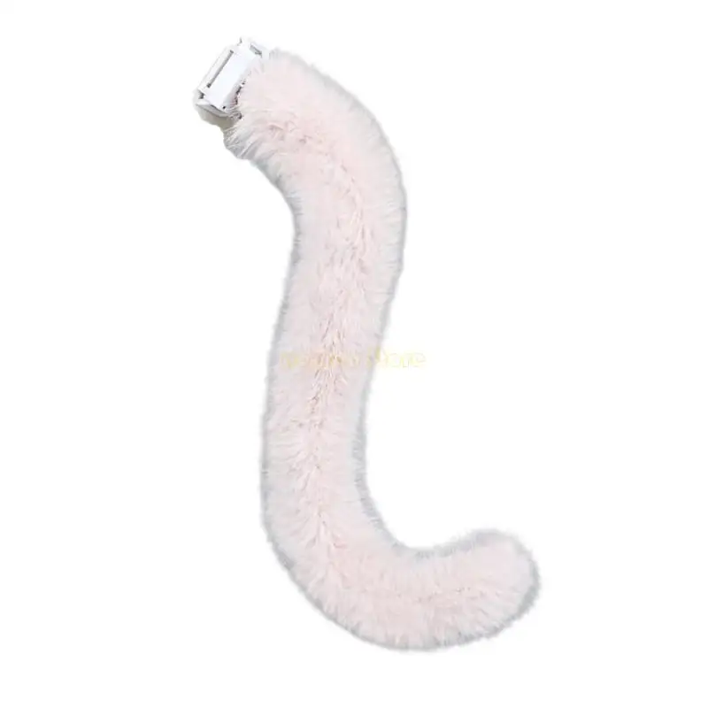 31bf Faux Furs Animal Tail Electric Movable Cats Tail Anime Dress Up Party
