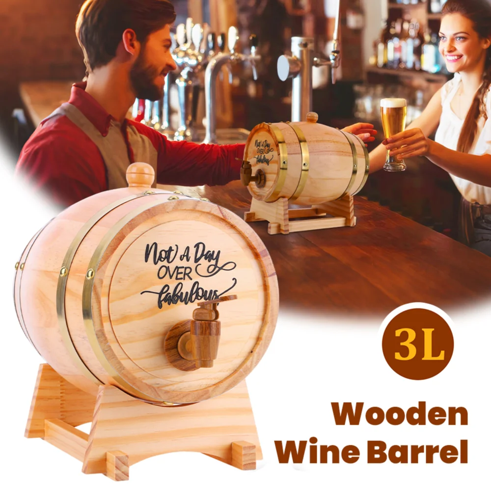 3L Wooden Whiskey B…