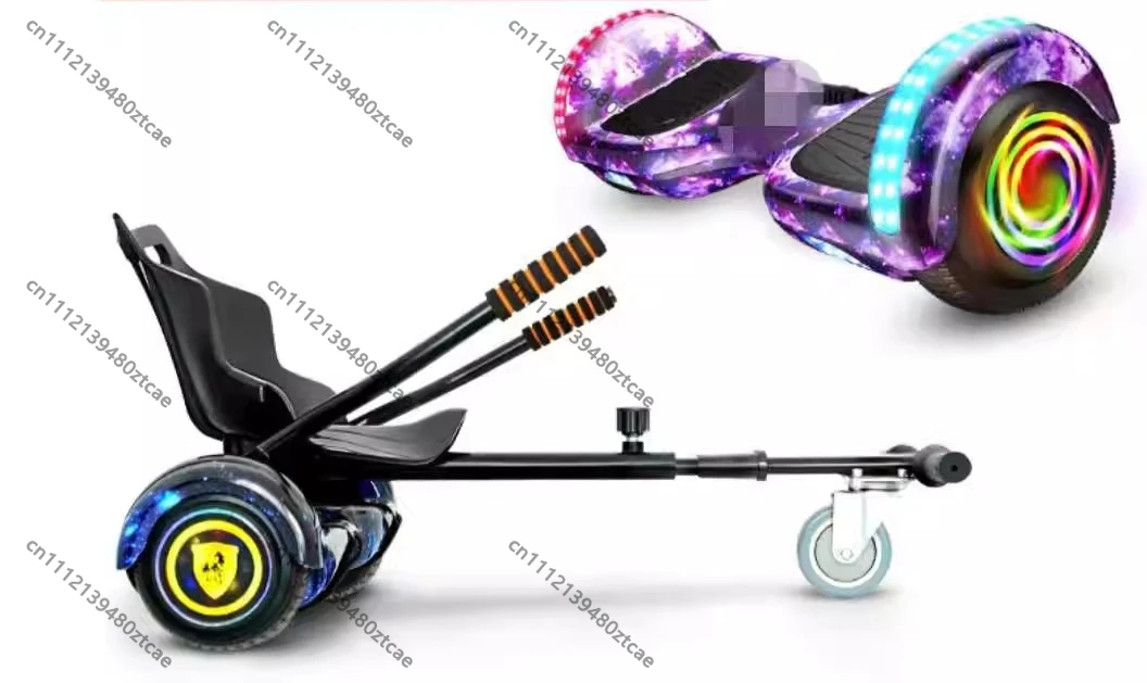 Electric Smart Self Balancing Scooter 2 Wheels, Kids 8-12 & Student Hoverboard, Adult Body Sensing Parallel Balance Car view 5