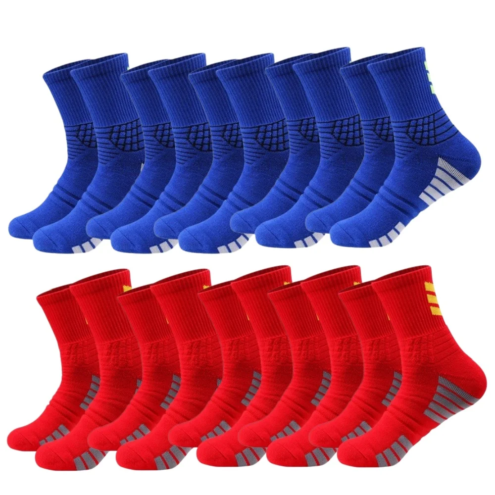 1/5/10Pairs Ankle Athletic Running Socks Cushioned Breathable  Sports Tab Socks For Men And Women
