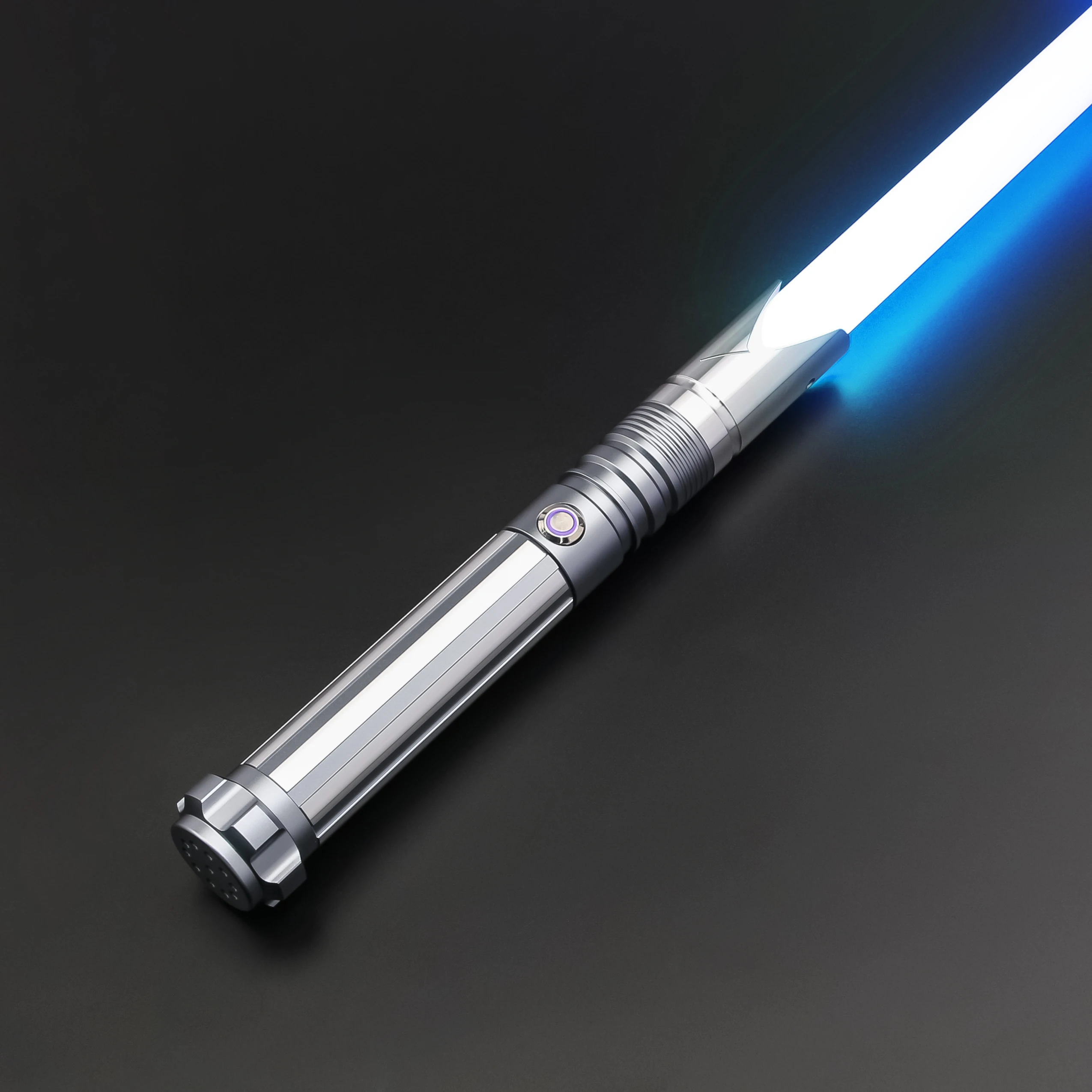 TXQSABER Lightsaber RGB Smooth Swing Heavy Dueling Metal Hilt 56cm Blade Blaster Yoda Jedi Cosplay Children Toys Laser Sword