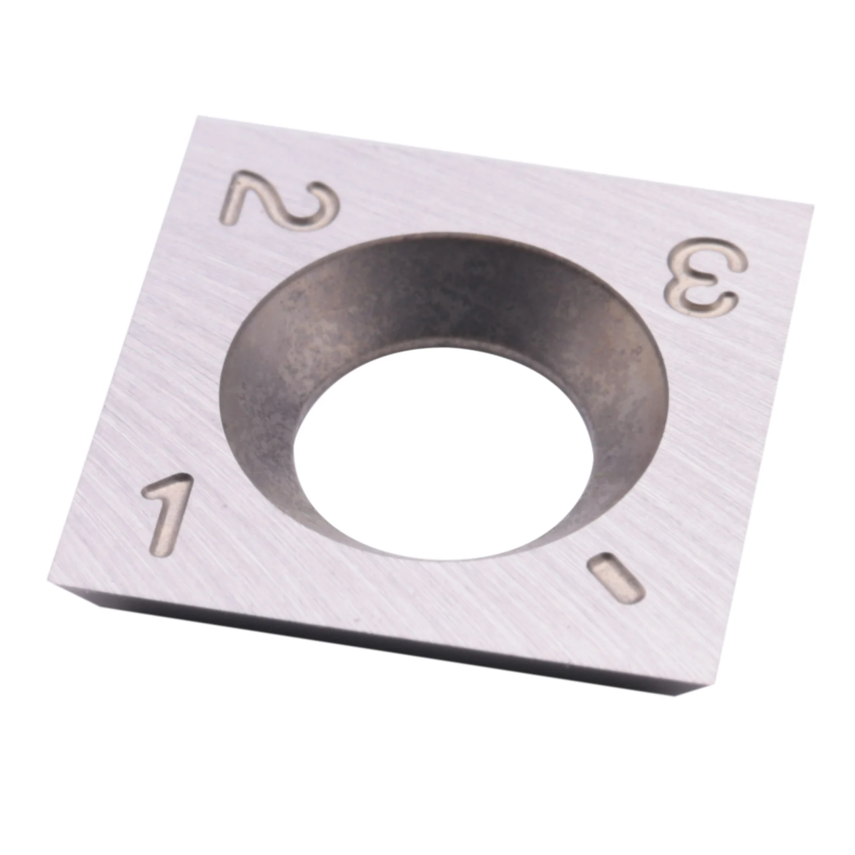 Lâminas de inserção de carboneto para torneamento de madeira, fresagem de 30 graus, lâmina de substituição de cinzel de torno 14x14x2mm com 10 peças