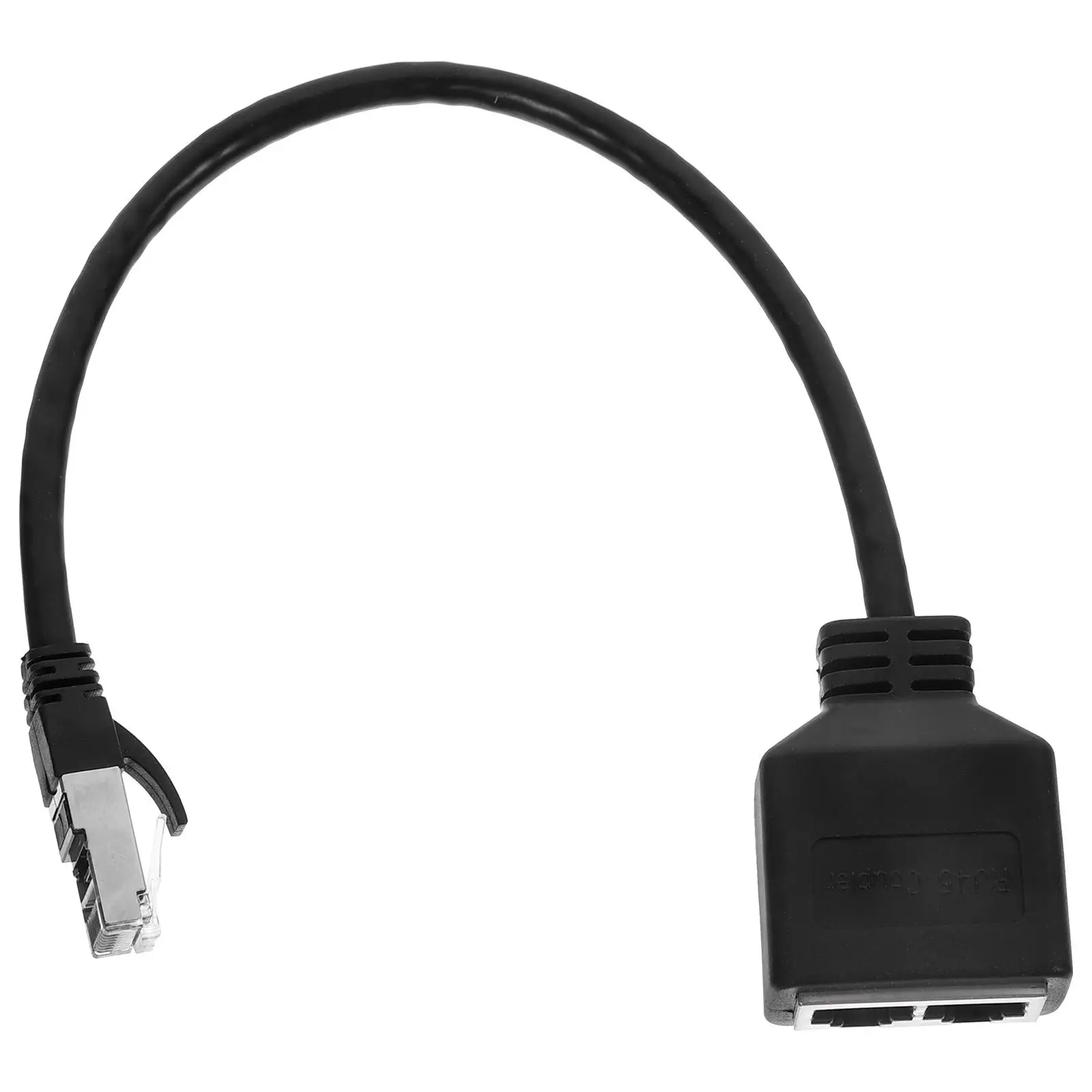 

Ethernet Splitter 1 to 2 Network Adapter Cable High Speed LAN Connector Extender for Modular Plug Gigabit Coupler