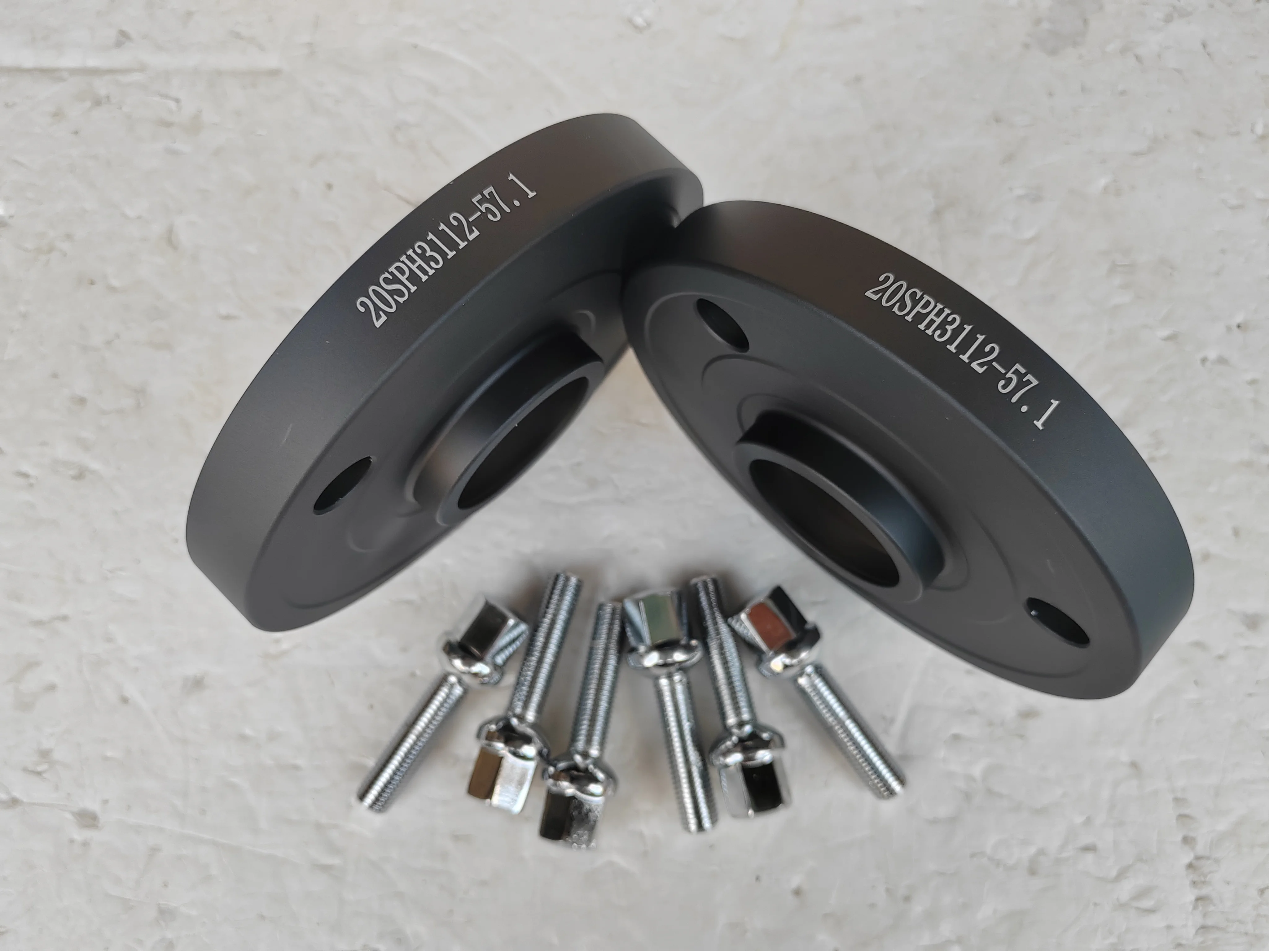 Car Modification Hub Centric Wheel Spacers 25mm 3x112 CB57.1 M12x1.5 for Smart Fortwo 450 451 452 Roadster