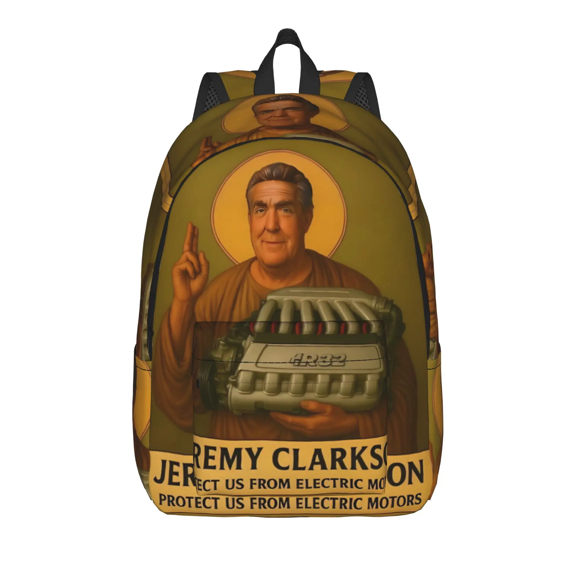 Jeremy Clarkson Protect us from Electric Motors Backpack Student Unisex  Large Backpacks Polyester High School Bags Rucksack