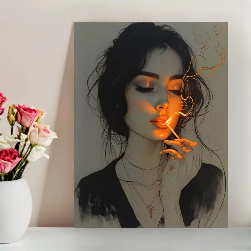 Anime-Inspired Canvas Art Print, 12x16