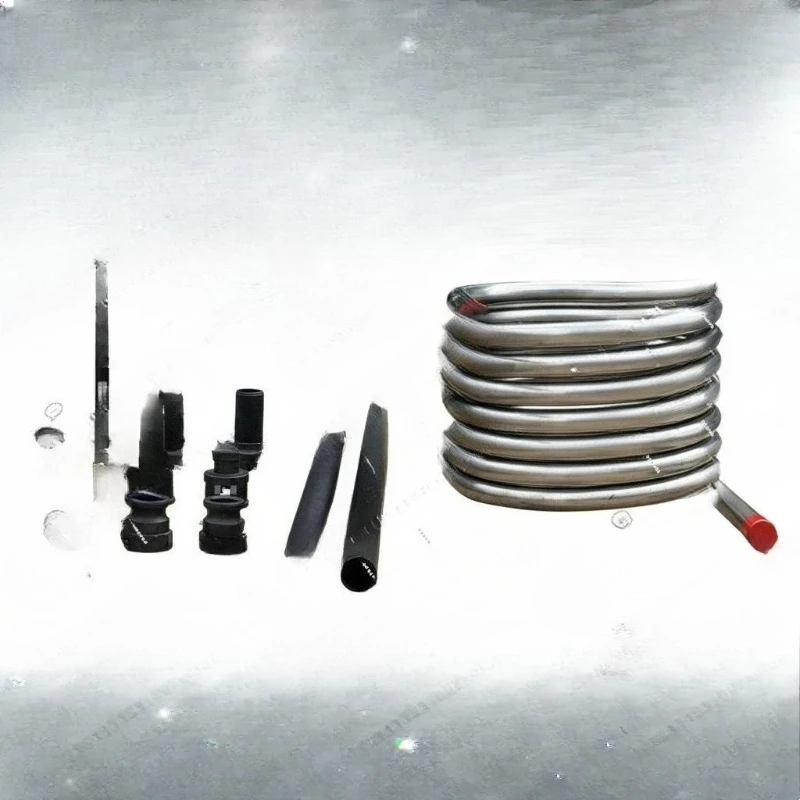 

Stainless Steel Coil Efficient Heating Solution for Wood Fired Hot Tubs with Durable Hose for Outdoor Hot Tubs