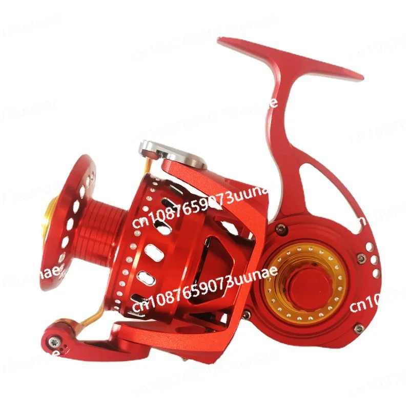 Fully Protected Sea Water Giant Boat Fishing Wheel 50kg Brake CNC Rotating Sea Water Fishing Wheel