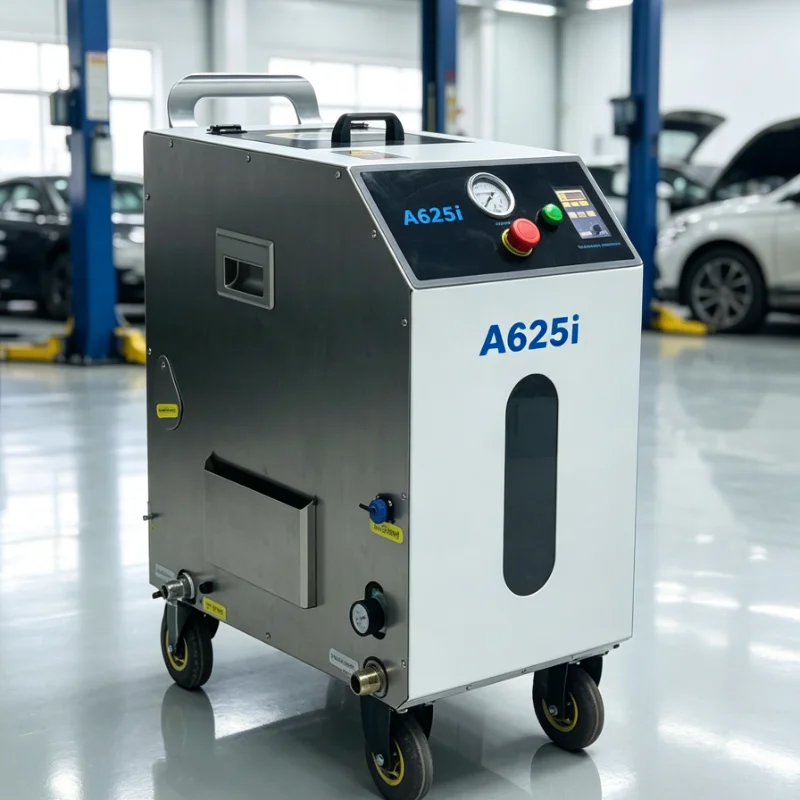 A625i Industrial Dry Ice Blaster Heavy Duty Aerospace Parts Cleaner for Aircraft Components and Precision Surfaces