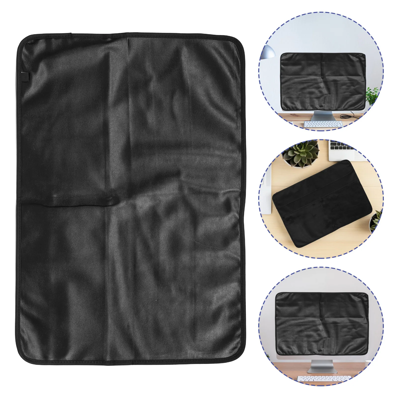 

Protective Dustproof Monitor Cover Compatible 24 Inch Desktop Screen Sleeve Dust Cover Dust Cover. Monitor Protector