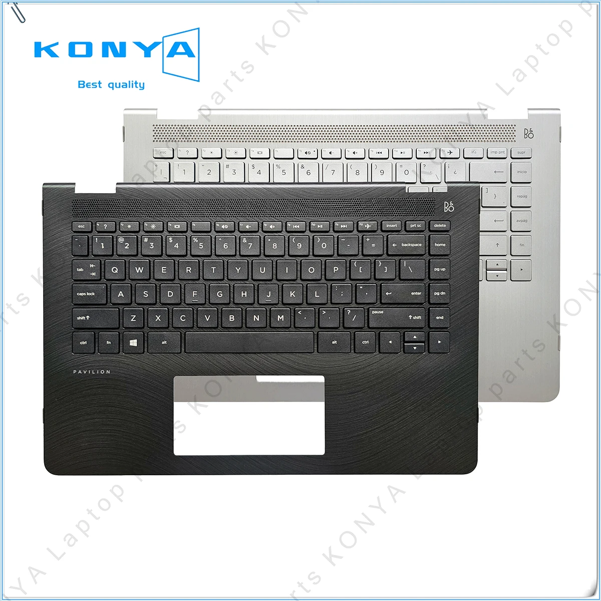 

New Original For HP Pavilion X360 14-BA TPN-W125 Series Laptop Palmrest Upper Case Cover With Keyboard Kit 918692-001 924115-DH1