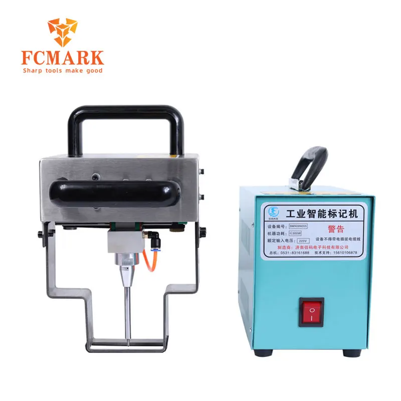 Fcmark UK2590-HV Chassis Number Vin Code Metal Engraving Marker Machinery Electric Magnetic Pneumatic Dot Peen Marking Machine