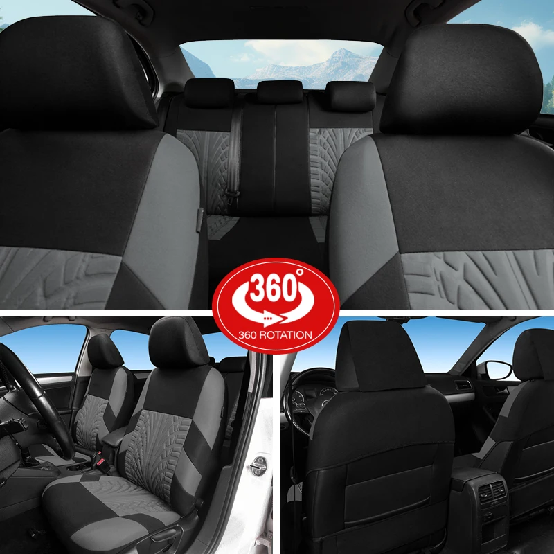 Universal Car seat cover auto Seat Cover 3D Printed Embroidered Fashionable Automotive Interior 3