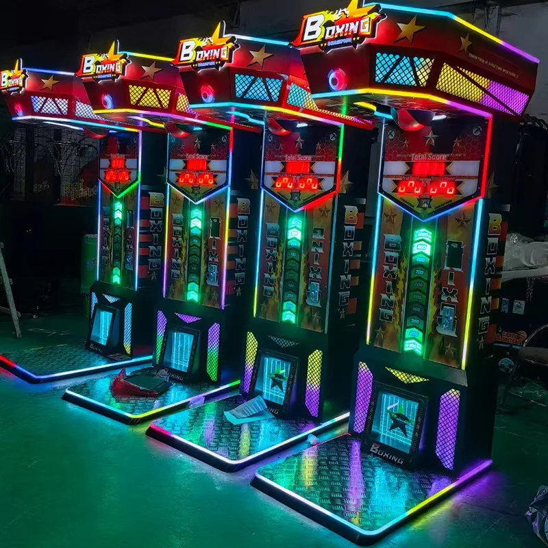 Video game city boxing game machine activity training boxing dragon fist cola machine video game city boxing machine