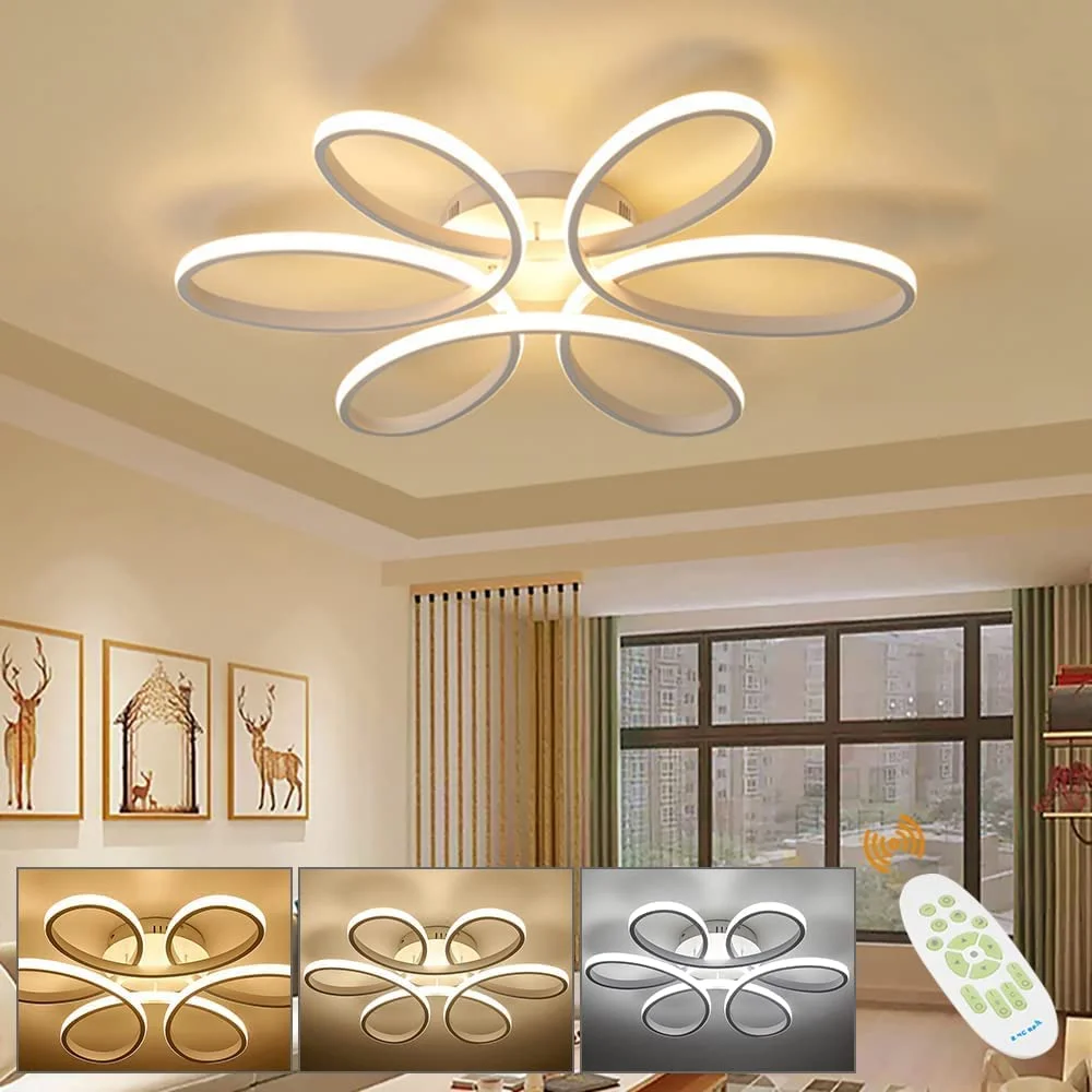 

60CM Modern Baked Enamel Finish LED Ceiling Lamp 3 Color Temperature Corridor Lights Balcony Lamps Bedroom Living Room 110V-240V