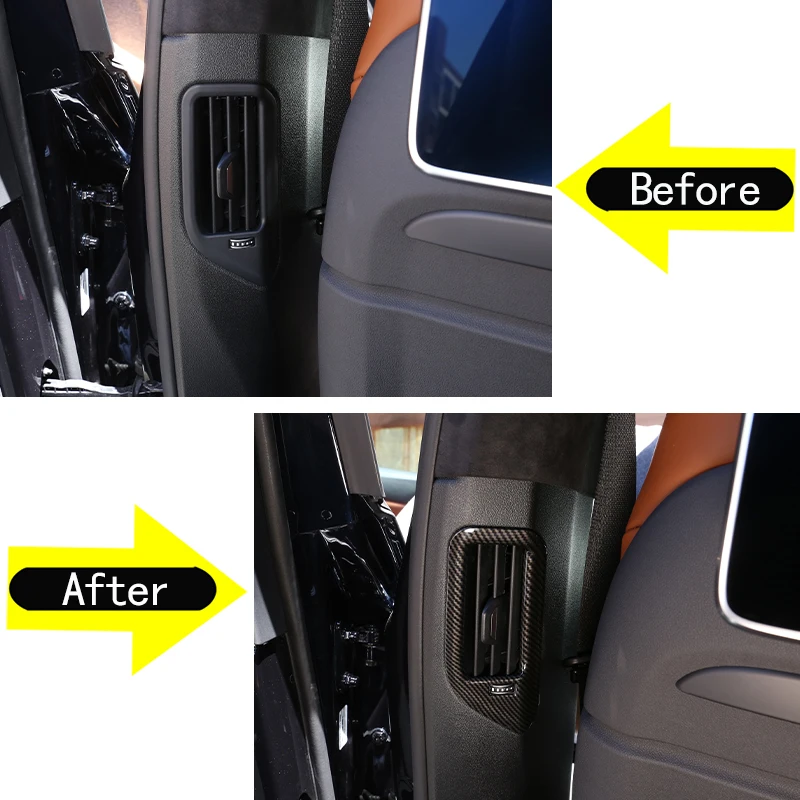 

Интерьерные аксессуары для BMW X5 G05 X7 G07 2019-2022 ABS автомобиль B Опора кондиционирование AC Выходная рама наклейка крышка отделка авто