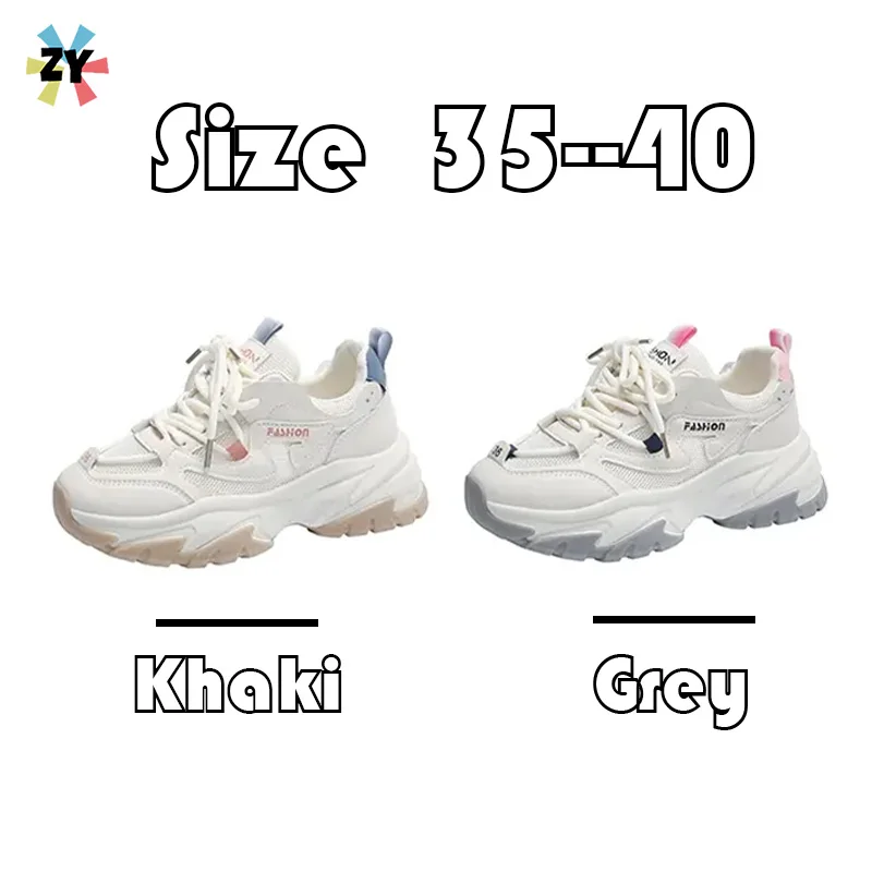 Ladies Breathable Mesh Platform Casual Shoes Women  Fashion Sport Shoes for Woman Slippers Increasing Chunky Sneakers ventilate