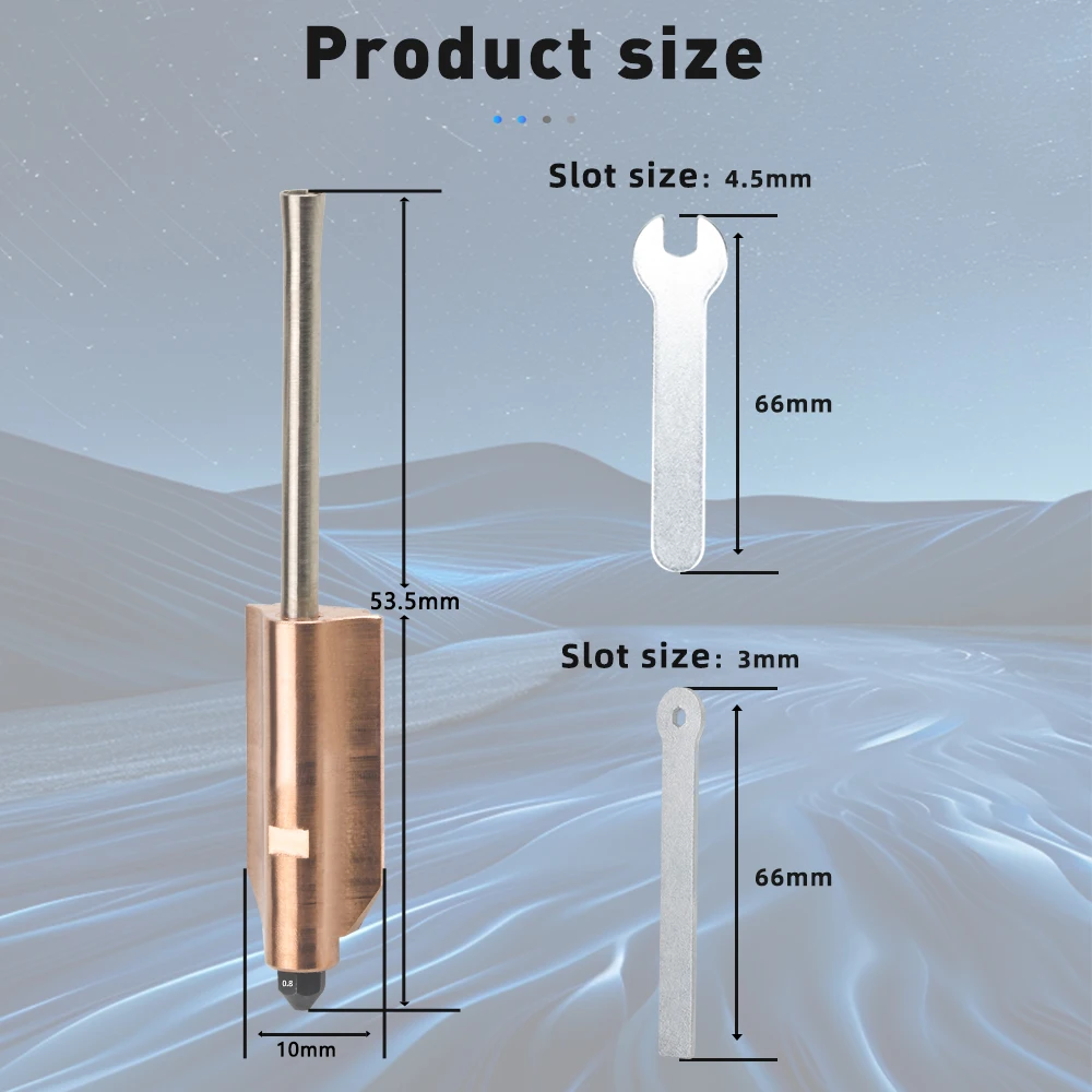 Neue verbesserte bimetallische gehärtete Stahldüsen für Flashforge AD5X 0,25mm 0,4mm 0,6mm 0,8mm abnehmbare Düse 3D-Druckerteile – Detail 6