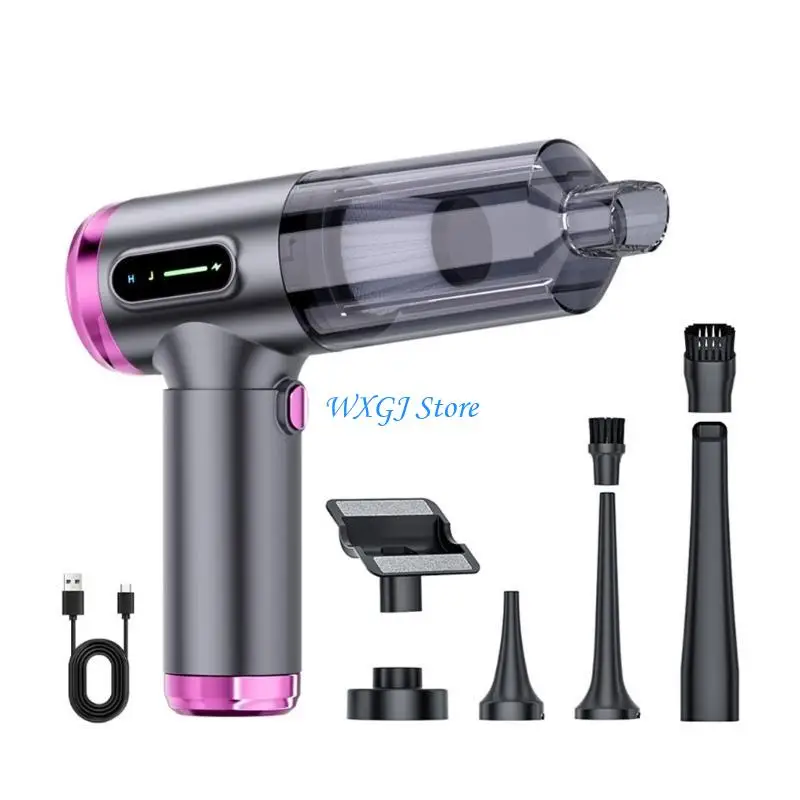 

37JE Handheld Vacuum Cordless Car Vacuum Cleaner High Power with 2000mAh Battery Portable Rechargeable Mini Vacuum