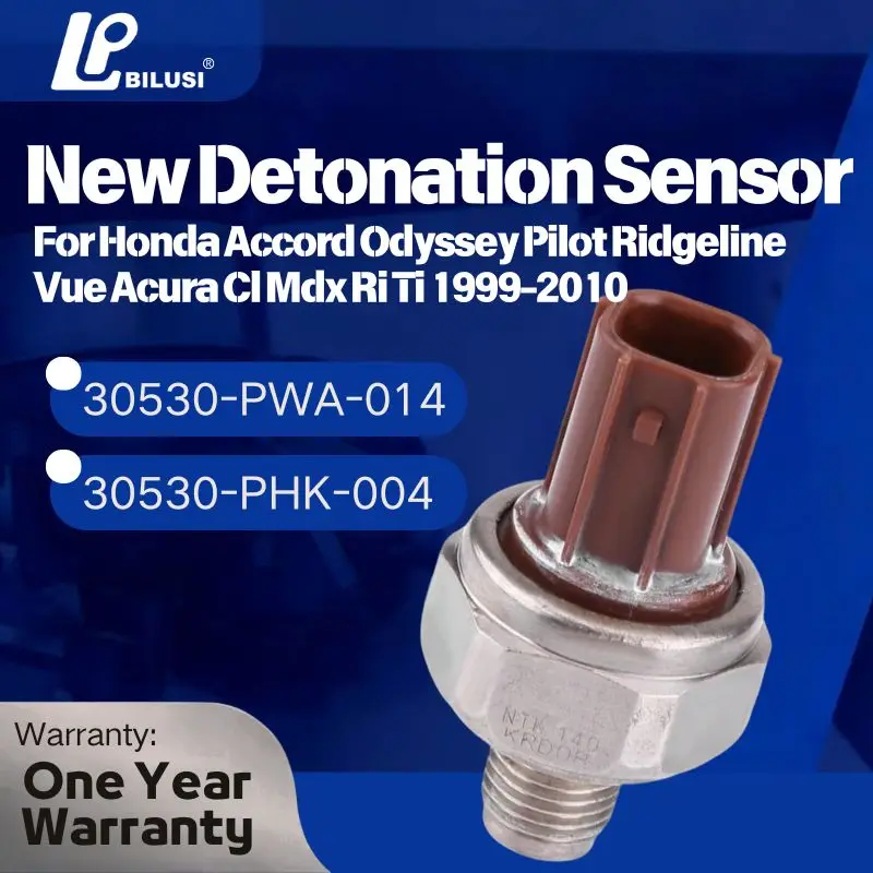 BILUSI New Auto Knock Detonation Sensor for Honda Acura Civic MDX CRV HRV Accord 30530-PWA-014 30530-PHK-004