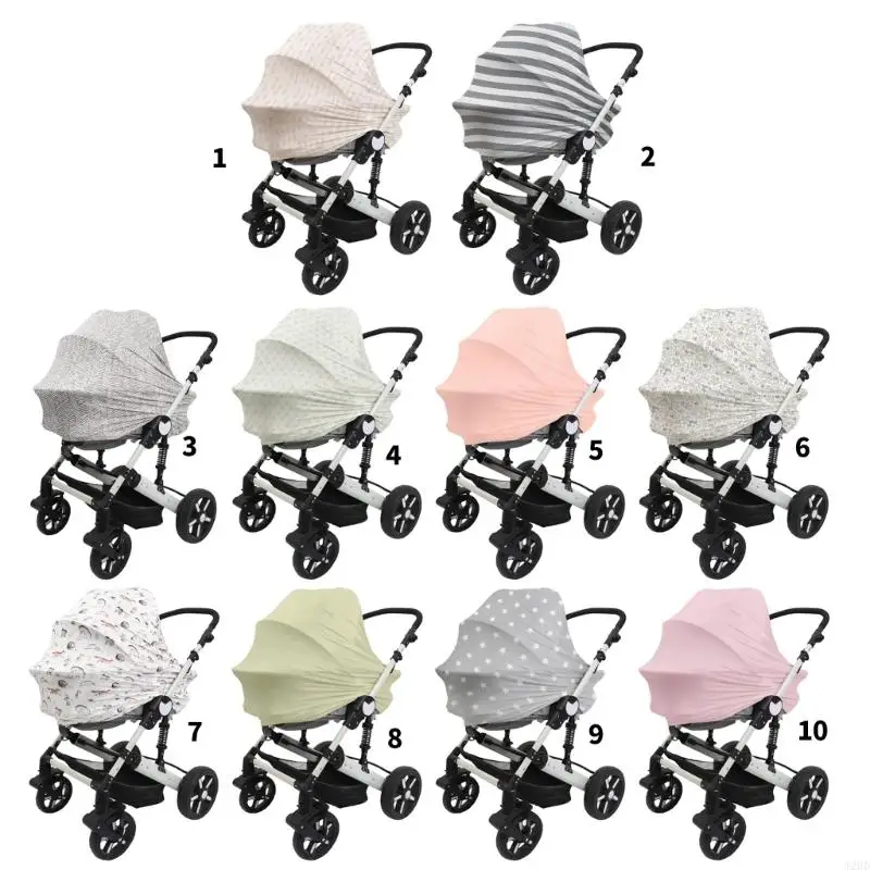 J2HD Baby Car Sleeve Breathable Infants Nursing Cover Multifunctional Protective Case for High Chair/Shopping Cart