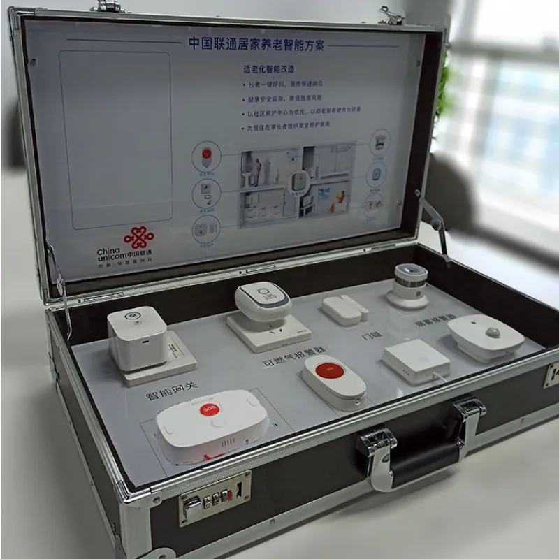 Demonstration Box for Home Community Nursing Home Institutional Elder Care Simulation Control System with Custom Logo