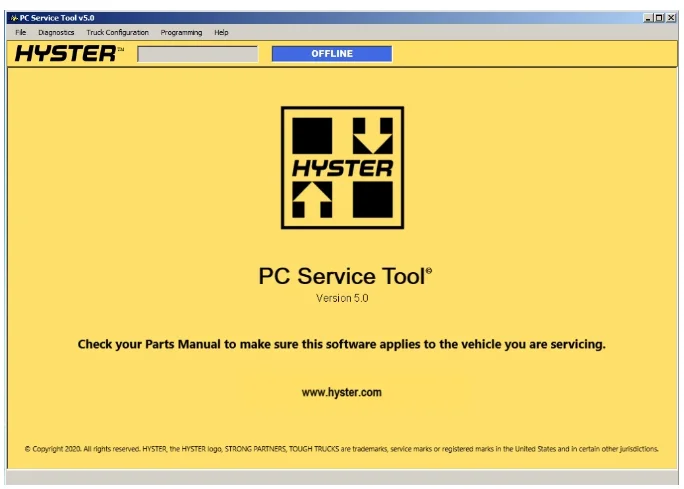 2023 NEW Hyster and Yale PC Service Tool v 5.1 diagnostic and programming program + Unlimited license