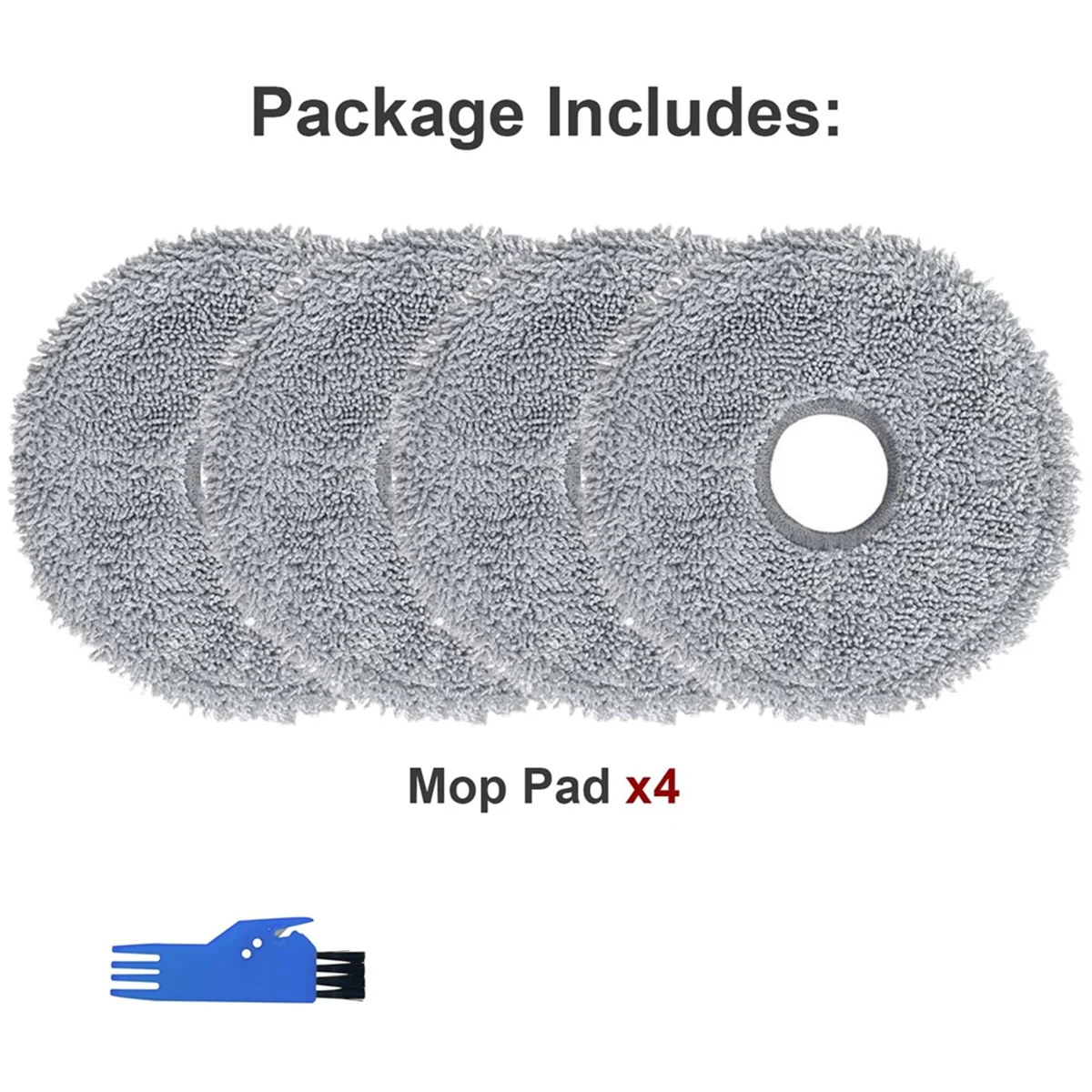 Replacement Mop Pads Compatible for Dreame L10 Ultra / L10S Pro Ultra / L10S Pro Ultra / L20 Ultra Robot Vacuum Cleaner HOT