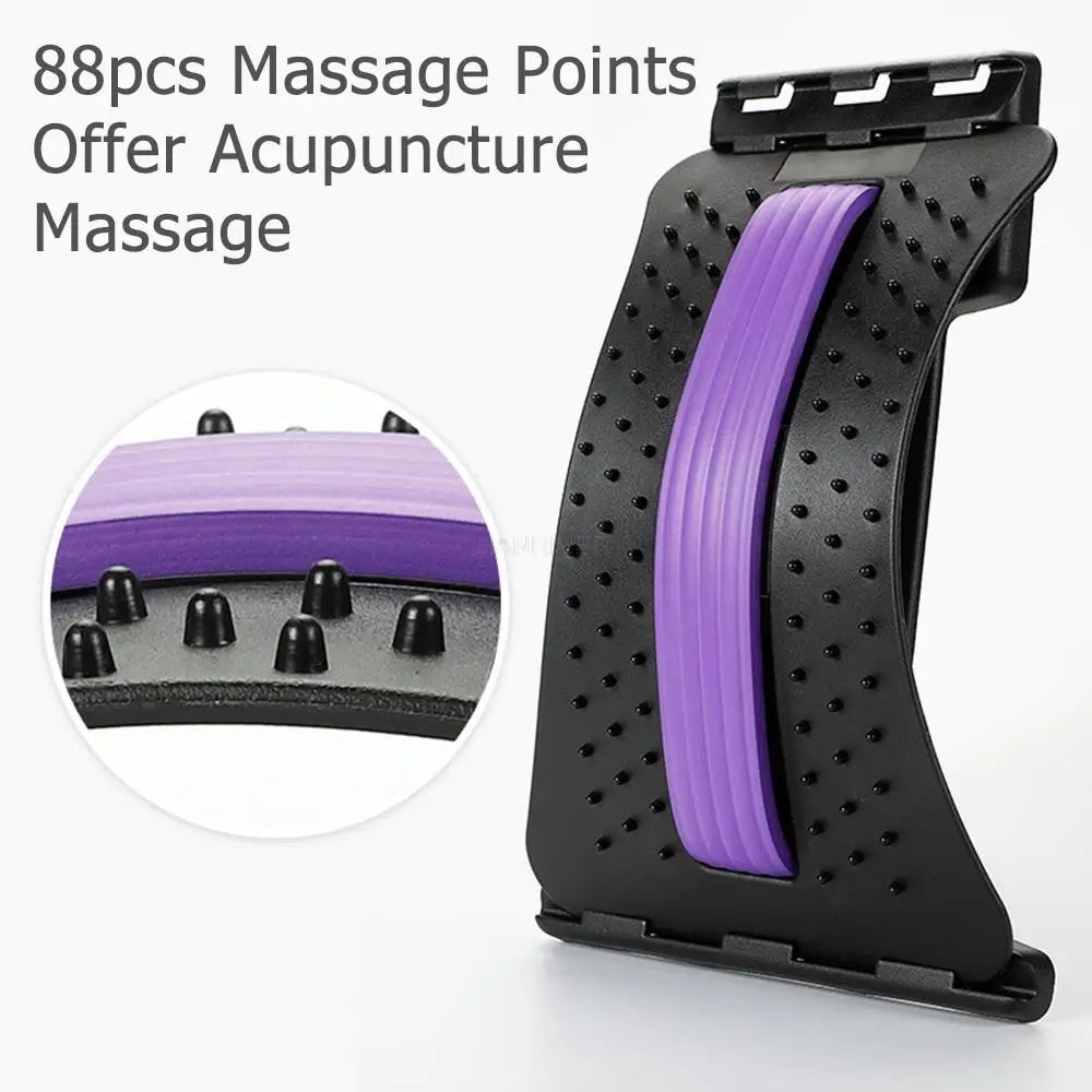 

lumbar support and traction device, spinal correction, back massage, vertebral support exercise equipment