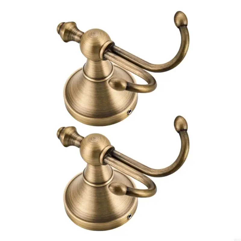 

Винтажный латунный настенный крючок полотенце настенный настенный крюк для хранения дома крючок для хранения двойной зубцы для