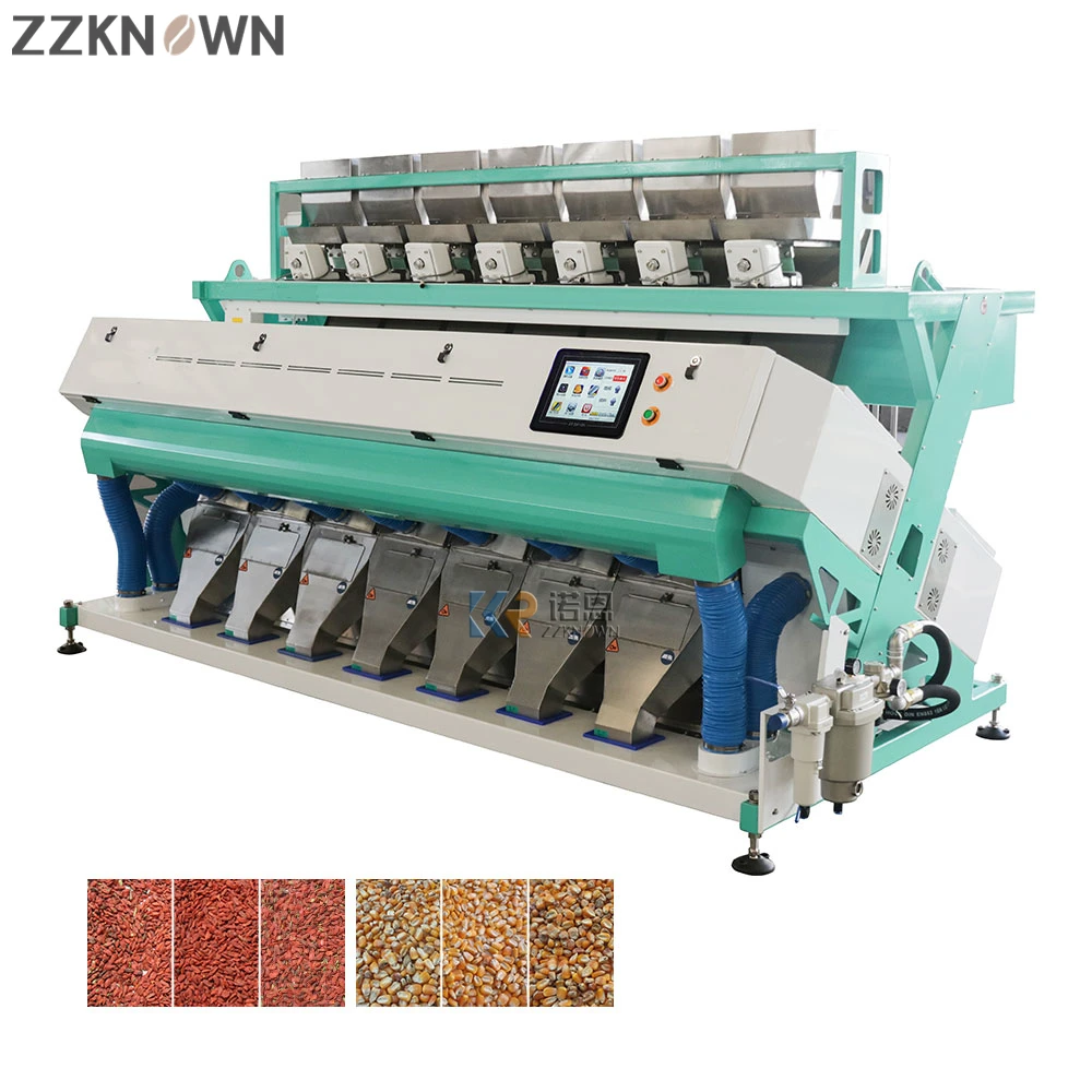 Multi-purpose Rice Grain Sorting Machines High Efficency CCD Color Sorter Machine