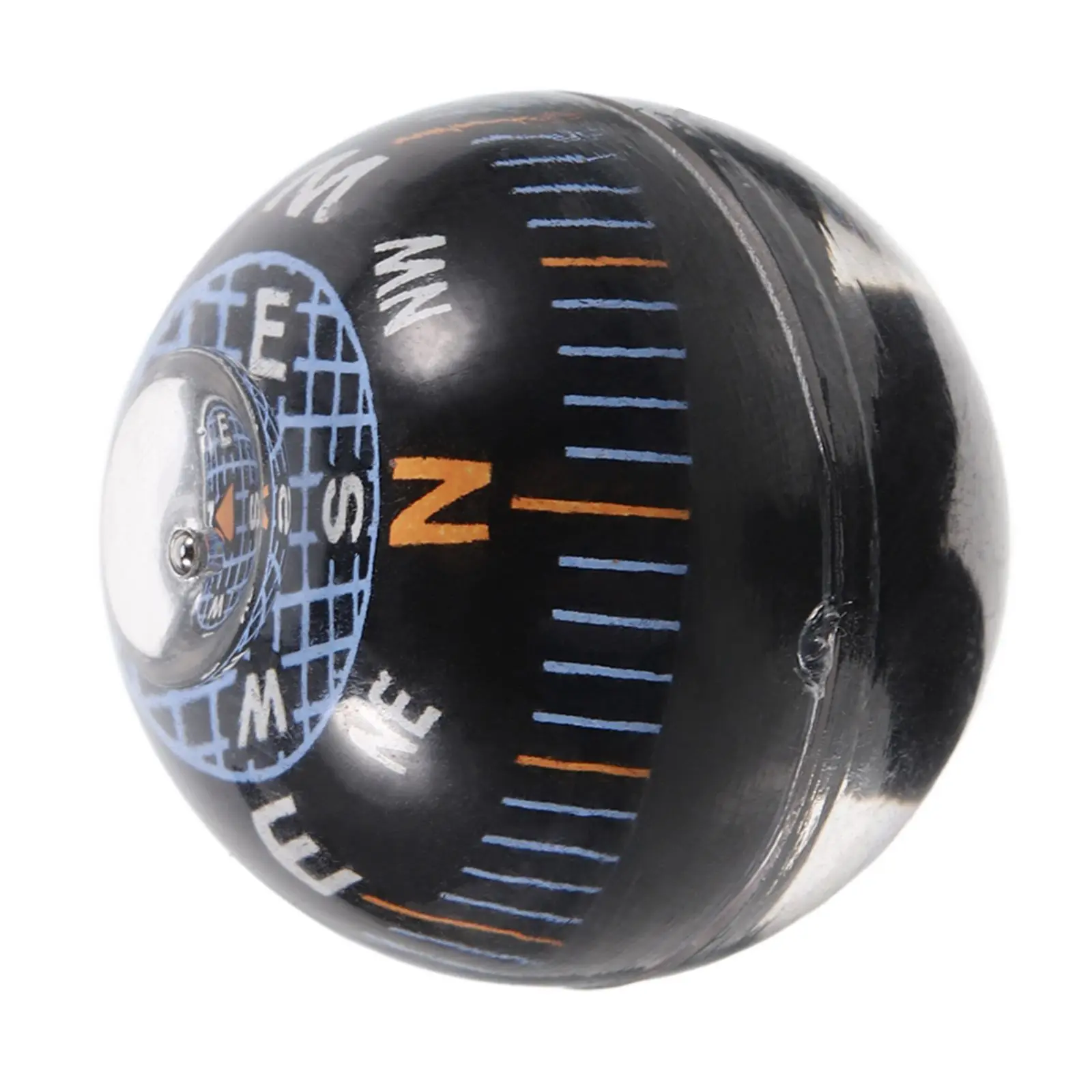 

1Pcs Black Spherical Plastic Car Windshield Kids Watch Dashboard Mini Motorcycle Outdoor Camping Accurate