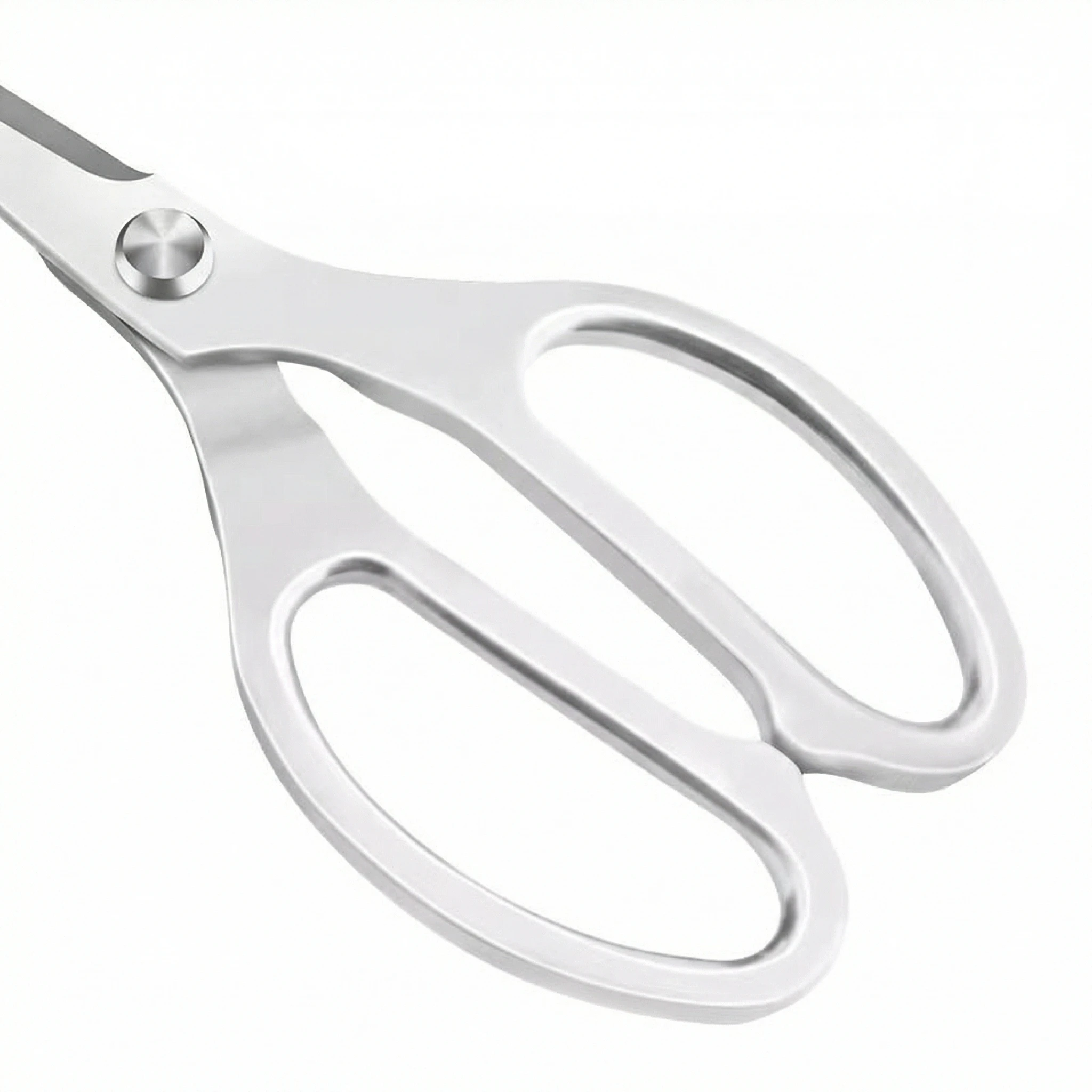 German-Style 304 Stainless Steel Kitchen Scissors - Heavy-Duty Multi-Function Poultry & Fish Shears C2612