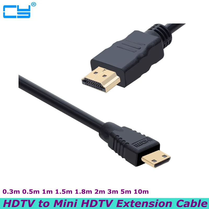 

Mini HDMI-compatible to HDMI-compatible cable for Canon EOS 60D 5D3 5D2 5D 6D 7D 70D 80D 5DSR 5DS 750D 760D 5D4 Camera