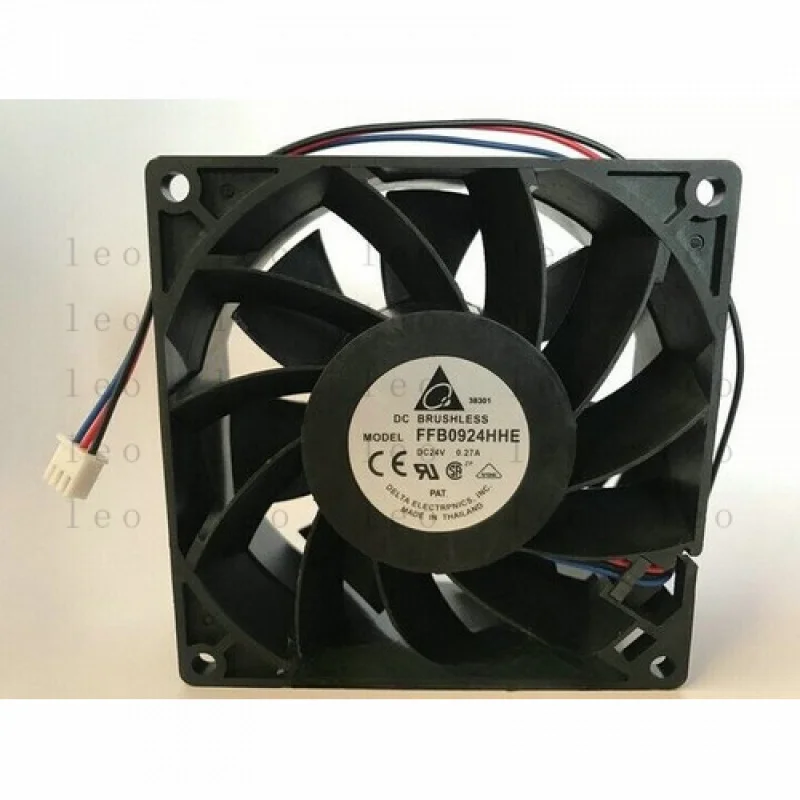

FF For Delta 9038 FFB0924HHE 24V 0.27A 9CM 3-wire inverter cooling fan