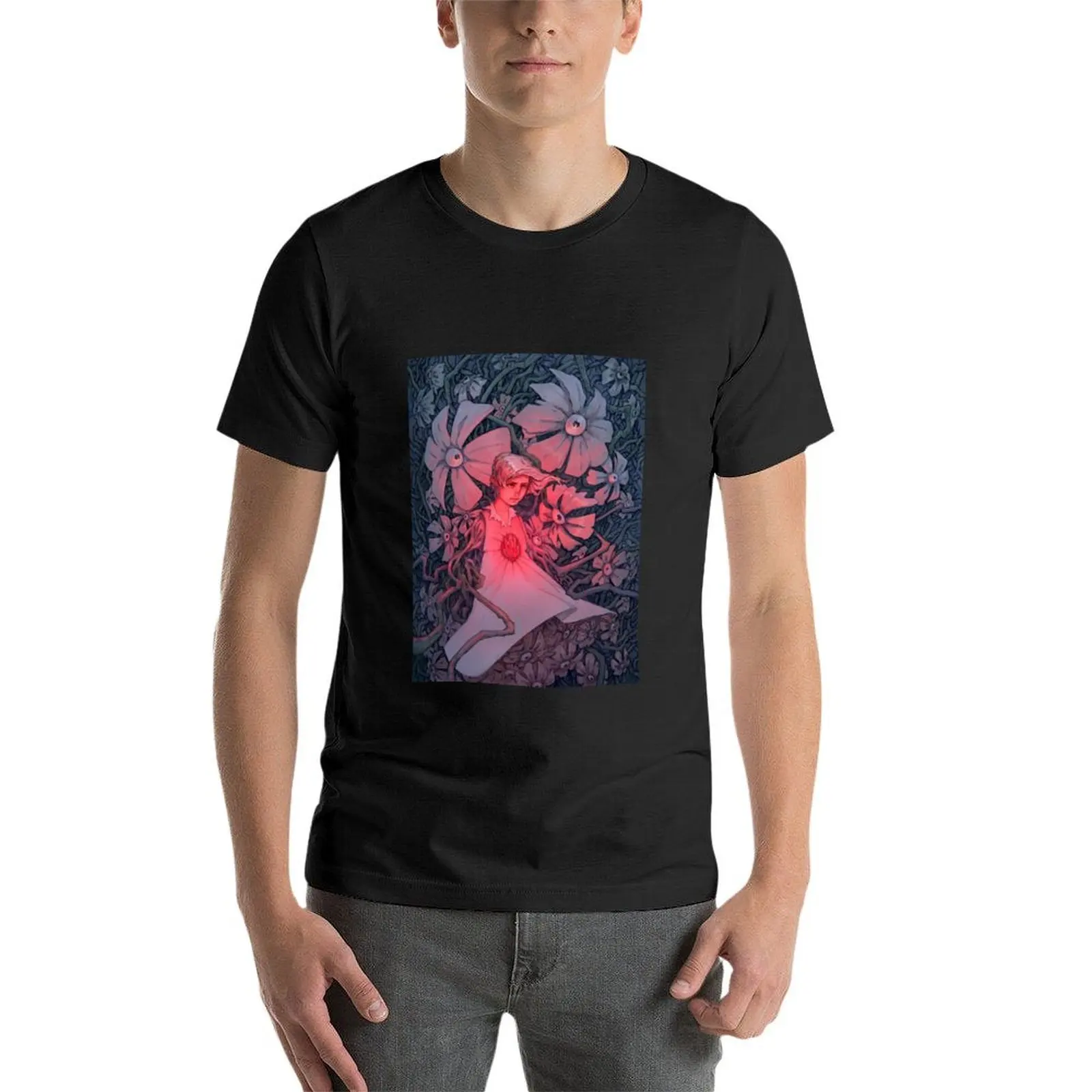 Flowers of the soul T-Shirt plus size tops blacks aesthetic clothes new edition plain white t shirts men