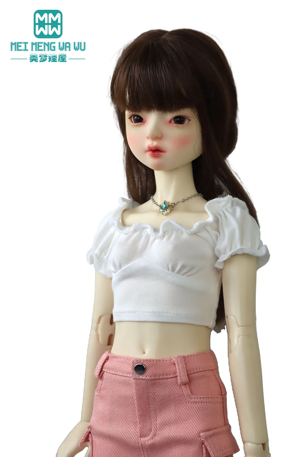 인형 옷 장난감, 패션 멀티 컬러 티셔츠, 43cm 1/4 BJD 인형 액세서리