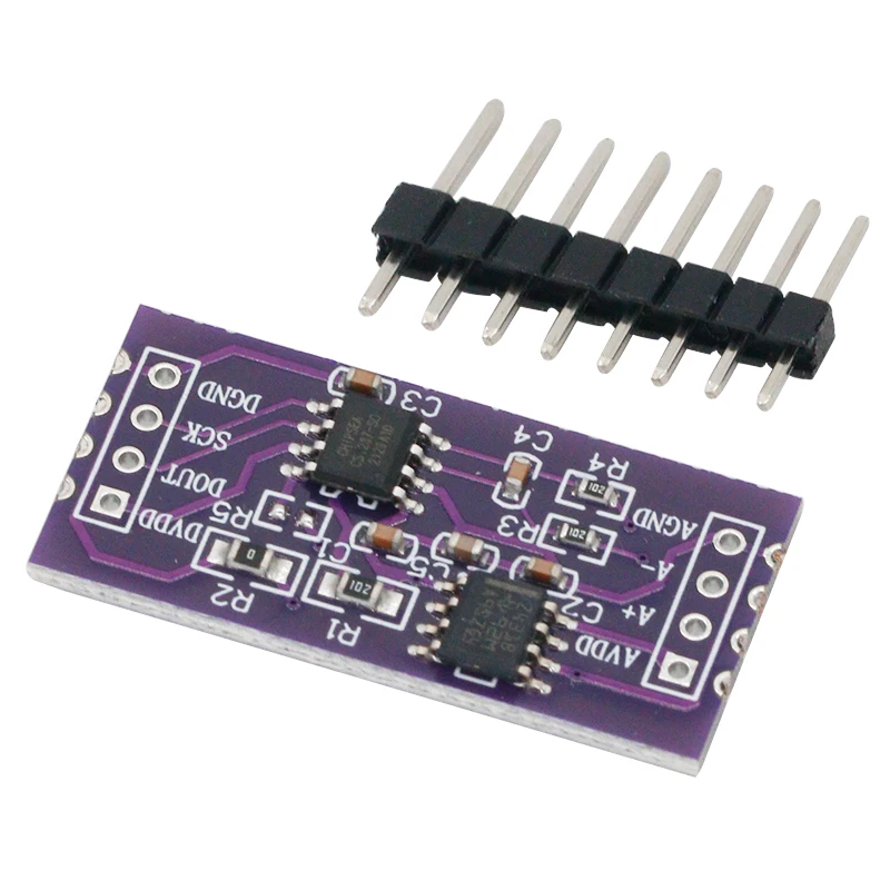 CS1237 24-bit ADC Module Onboard TL431 External Reference Chip Single-Channel Weighing Sensing 24bit For Arduino