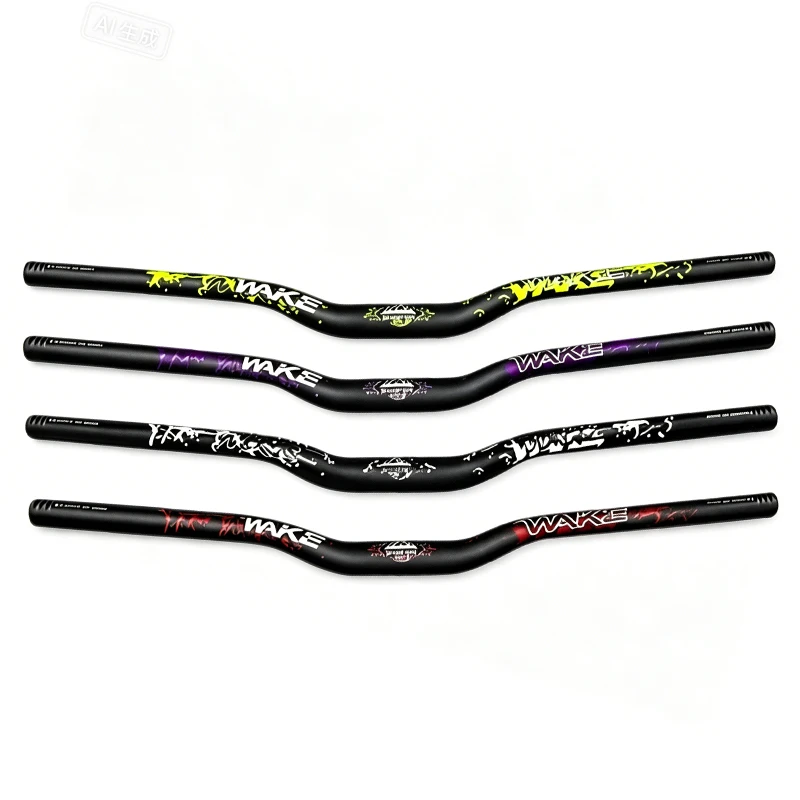 AliExpress NONE WAKE Mountain Bike Handlebar 30mm Riser Bicycle Riser Bar 31.8mm 720/780mm AL6061 T6 Aluminum Alloy MTB Handlebar Cycling Parts