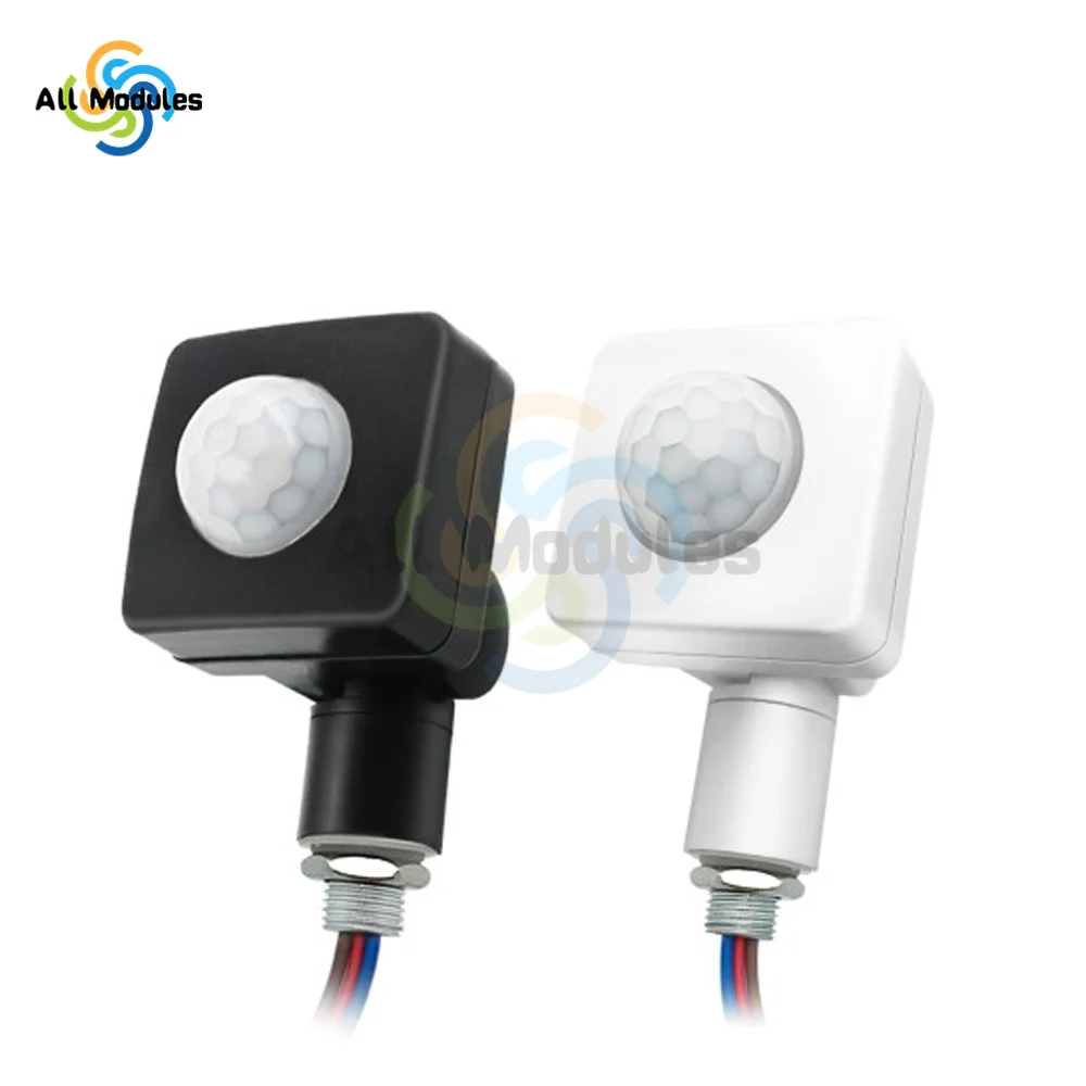 Mini Trumpet Human Body Infrared Sensor Switch AC85-265V PIR Motion Sensor Detector Waterproof Outdoor Opening 12MM 10MM