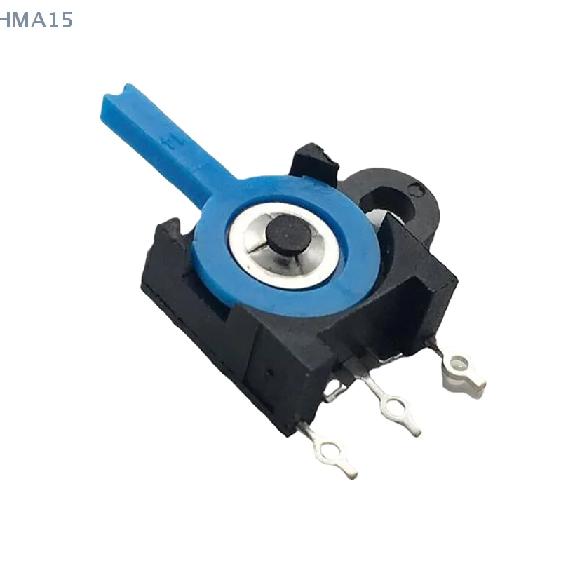 [EL] 10 قطعة مفتاح كشف ملحوم KFC-V-213 ثلاثة دبوس التصحيح الأذن واحدة مقبض أزرق إعادة تعيين مفتاح اهتزاز اليسار واليمين