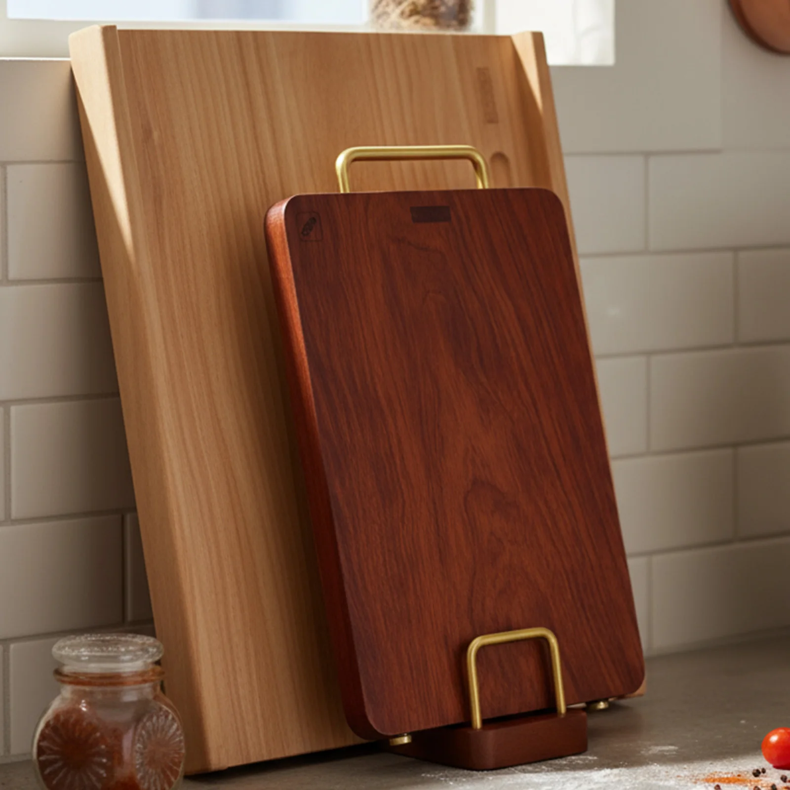 

Многоярусная подставка для тарелок и крышек из массива дерева, износостойкая деревянная подставка с дренажем, металлический держатель для кухонной утвари