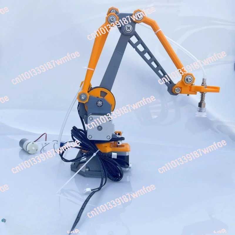 

Desktop Mechanical Arm Aluminum Alloy Robot With Control Belt Limit With Suction Cup Machine Hand Play 3D Printing Stepper Motor