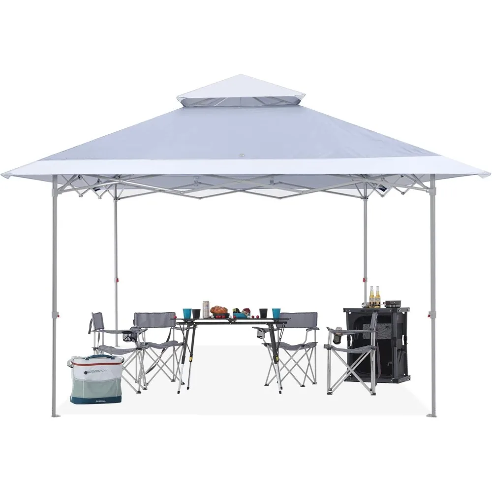 

Easy Set-up 13x13 Canopy Tent 169 sq.ft Sun Shade Gray, Canopy Tent